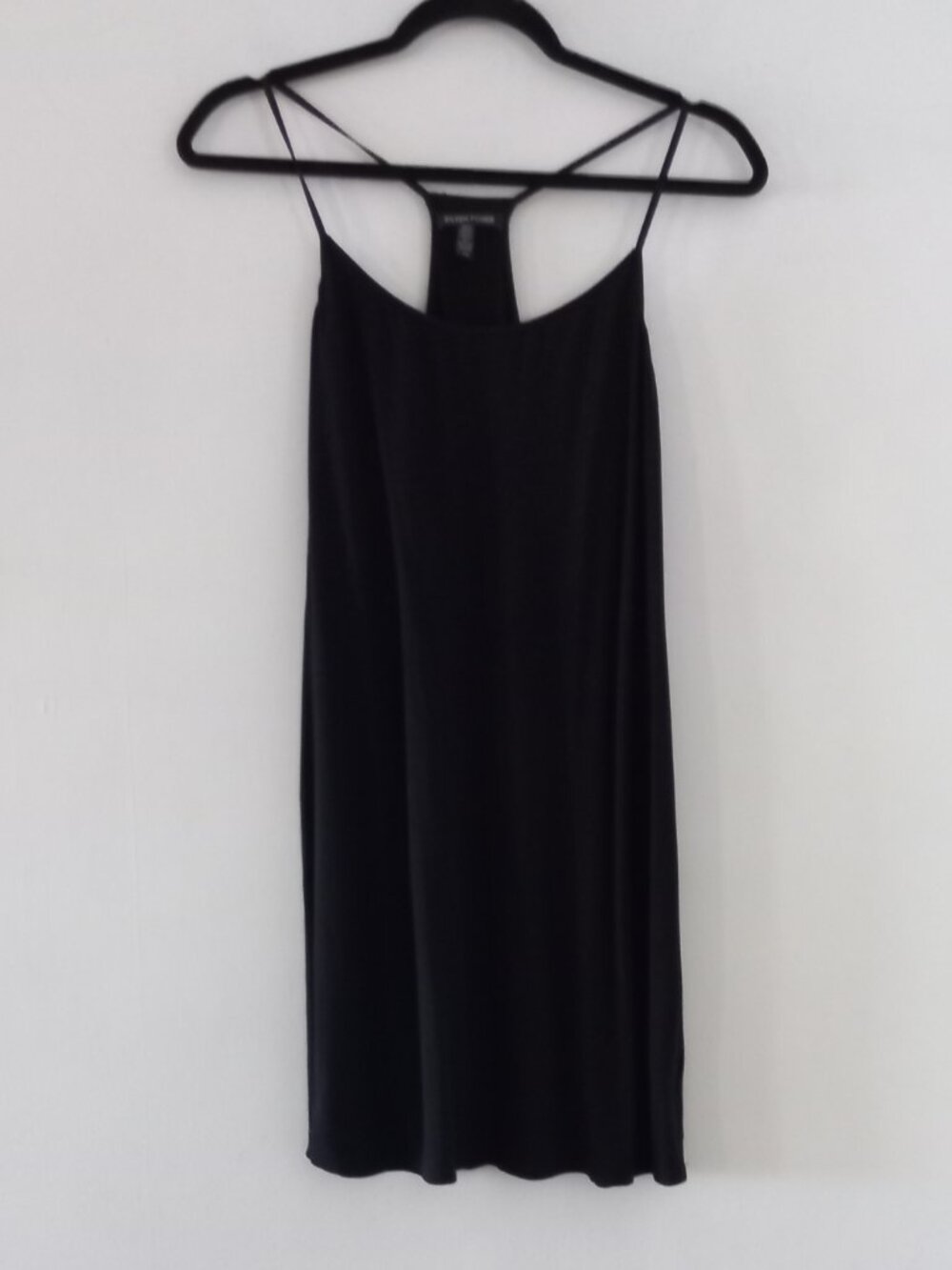EILEEN FISHER black racerback dress/tunic
